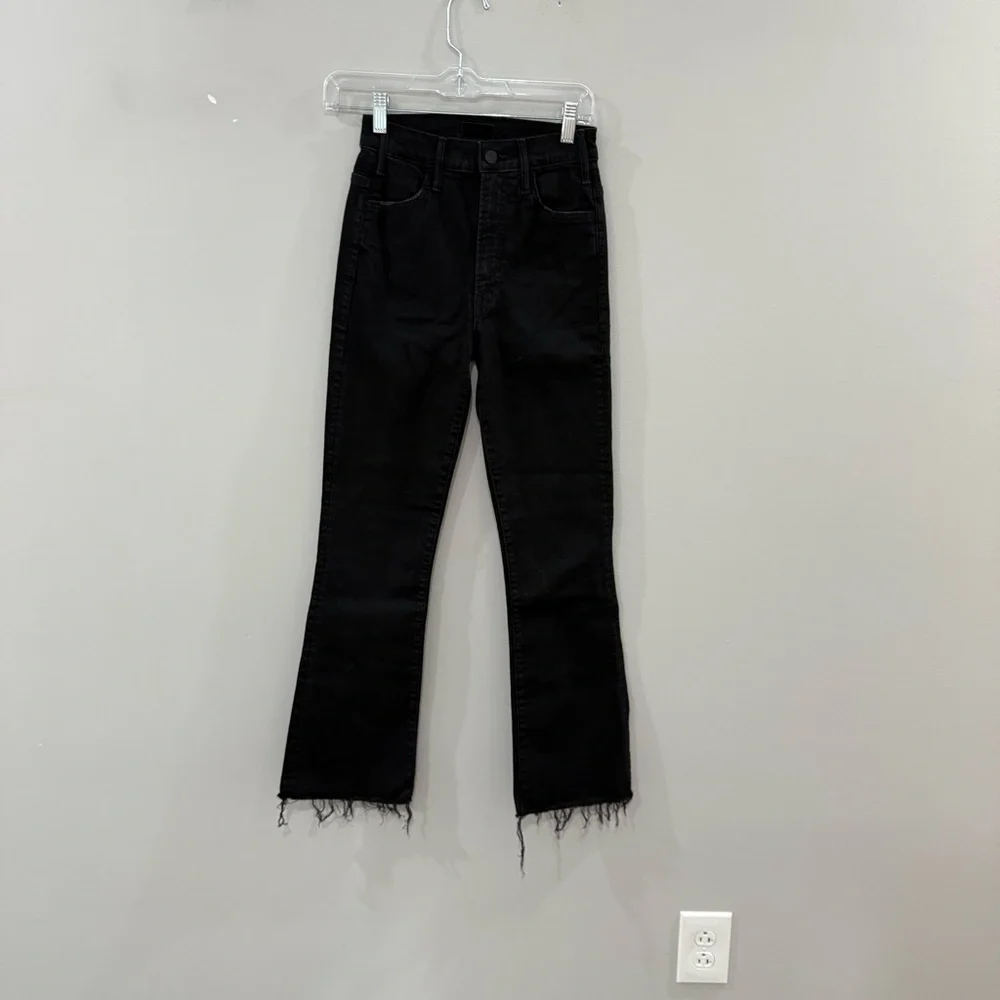 Mother Jeans The Hustler Ankle Fray in Not Guilty